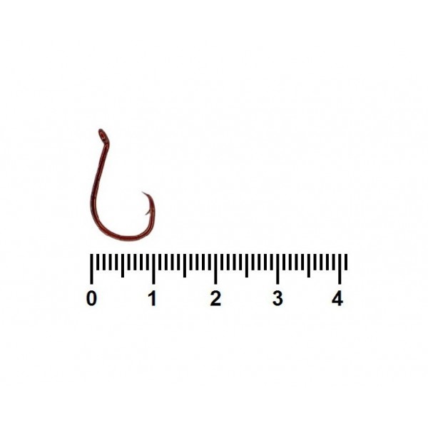 Гачки для лову риби, Siweida Chinu XC SW-7384, 1000шт/уп, колір RED, № 6